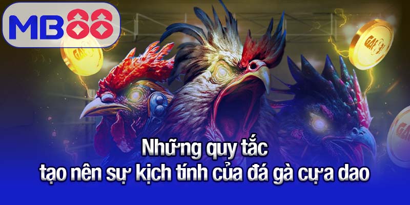 Những quy tắc tạo nên sự kịch tính của đá gà cựa dao